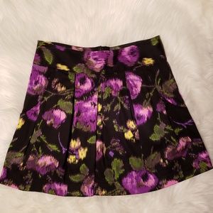 Silence + Noise Pleated Floral Skirt